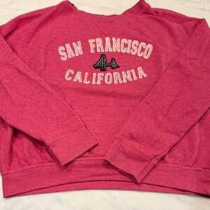 San Francisco California Women's Pink Sweater
